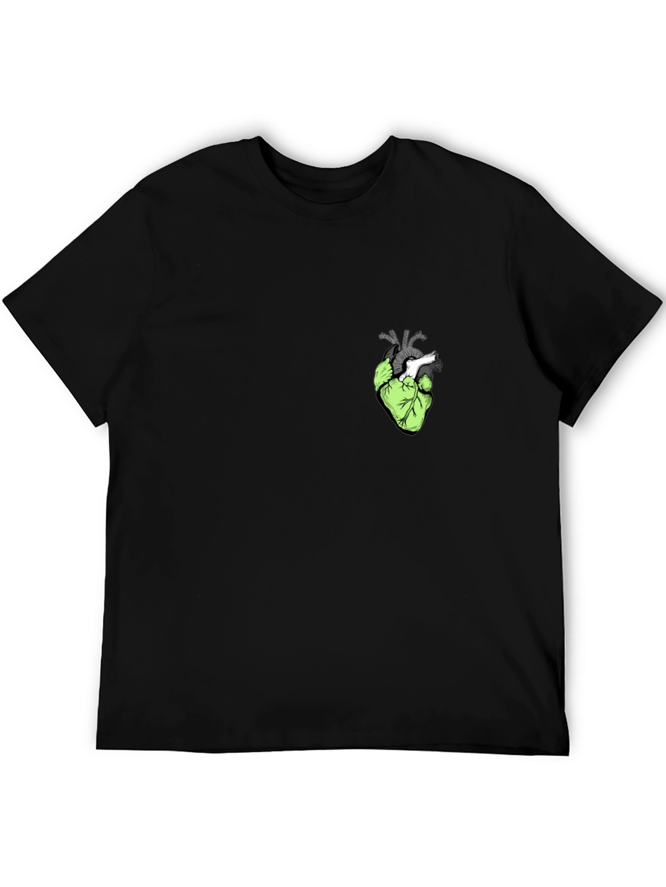 Anatomical Heart Graphic Tee - Black