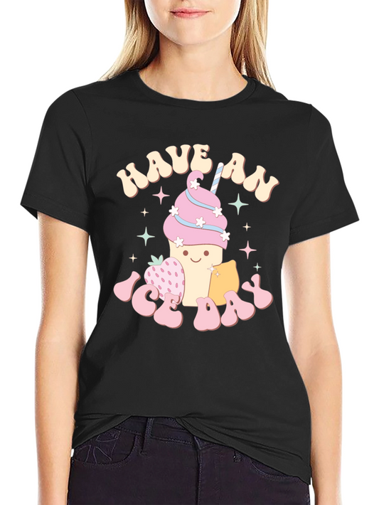 Have an Ice Day Graphic Tee - Trendy Comfort