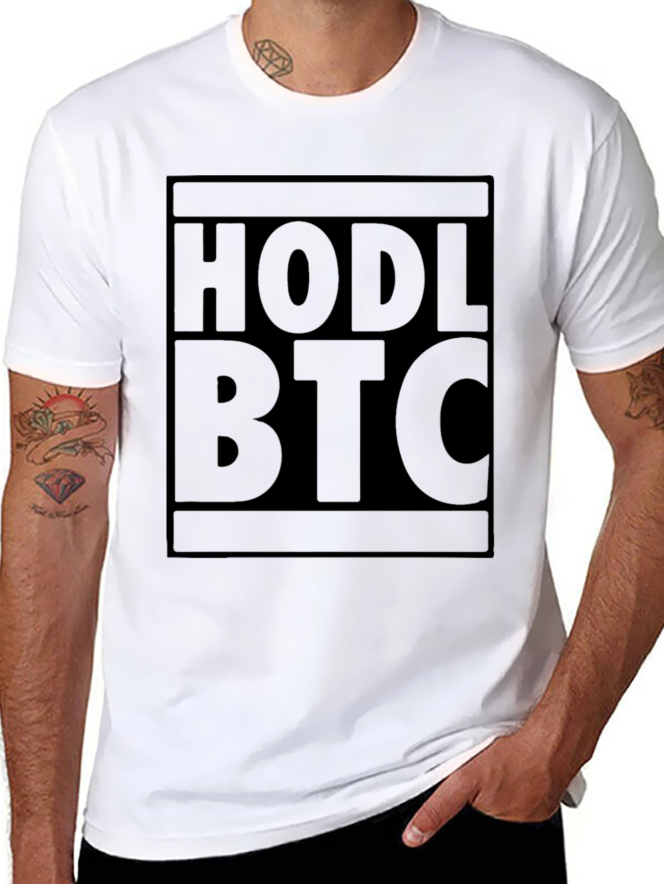 HODL BTC Bitcoin Crypto T-Shirt