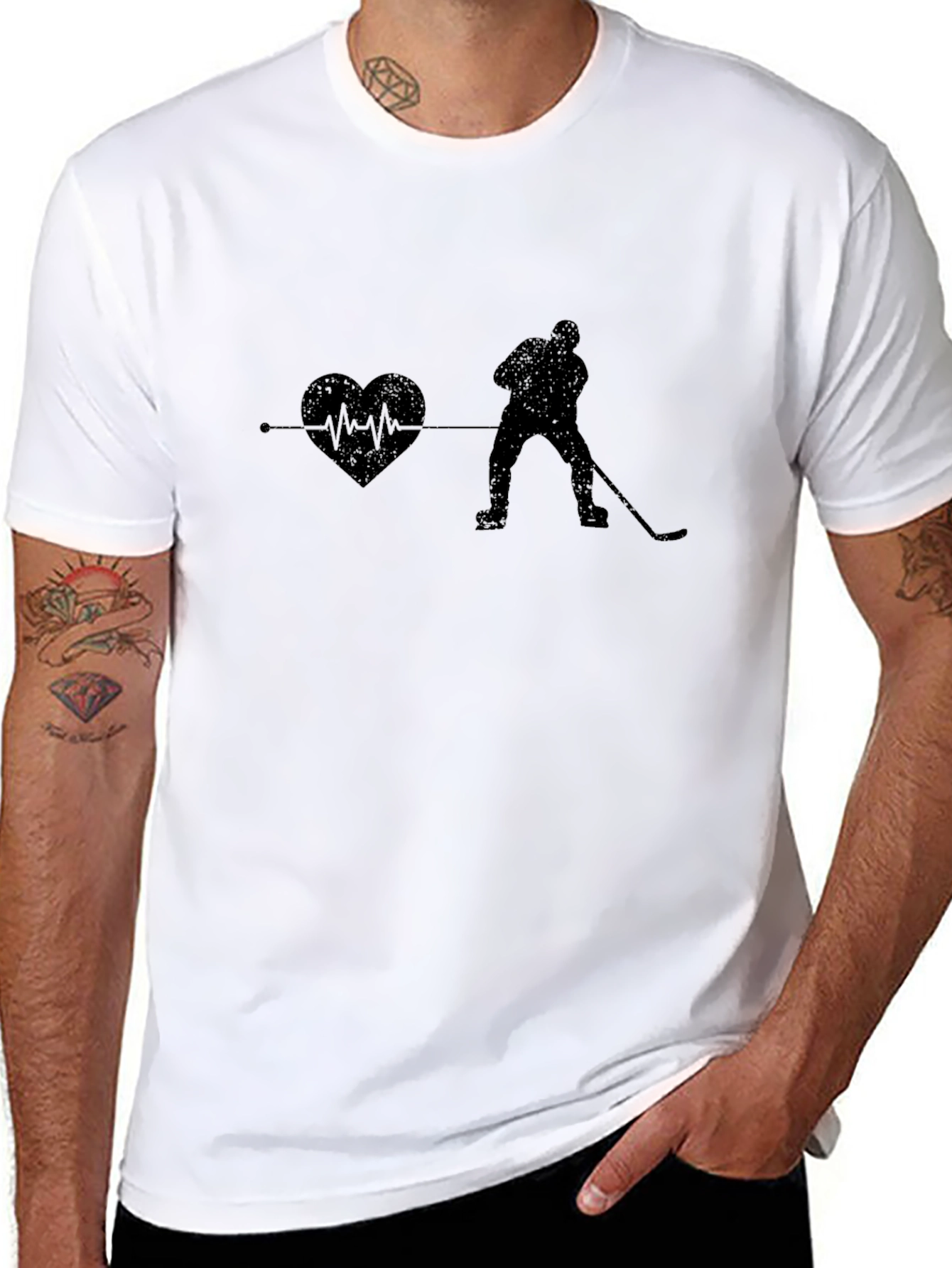Hockey Heartbeat T-Shirt - Passion on Ice
