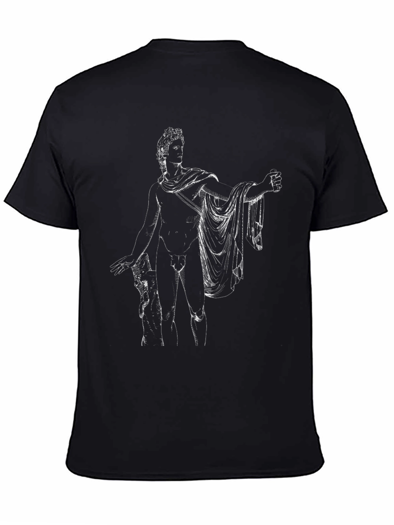 Apollo Sketch Black T-Shirt