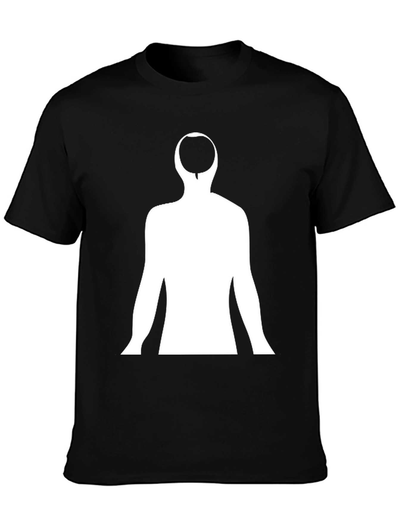 Abstract Silhouette Black T-Shirt