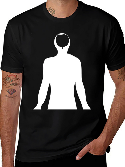 Abstract Silhouette Black T-Shirt