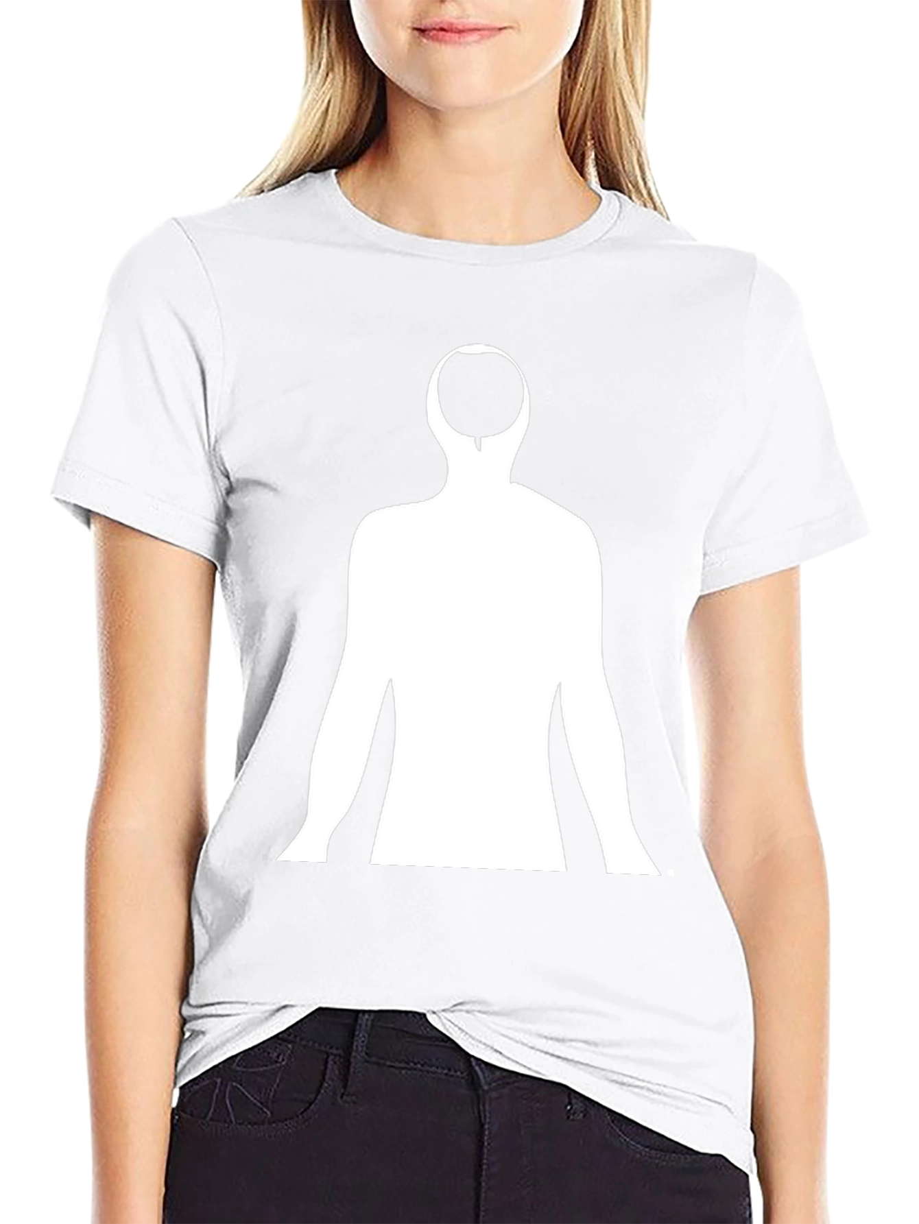 Abstract Silhouette Black T-Shirt