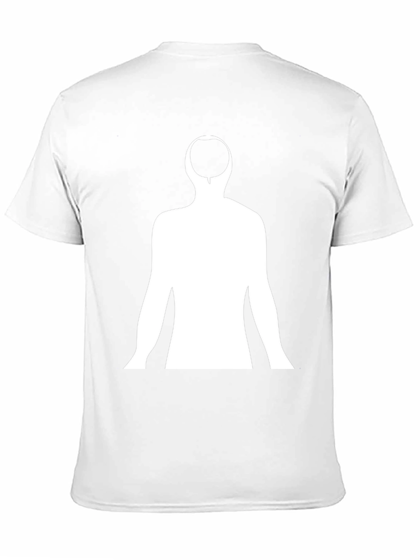 Abstract Silhouette Black T-Shirt