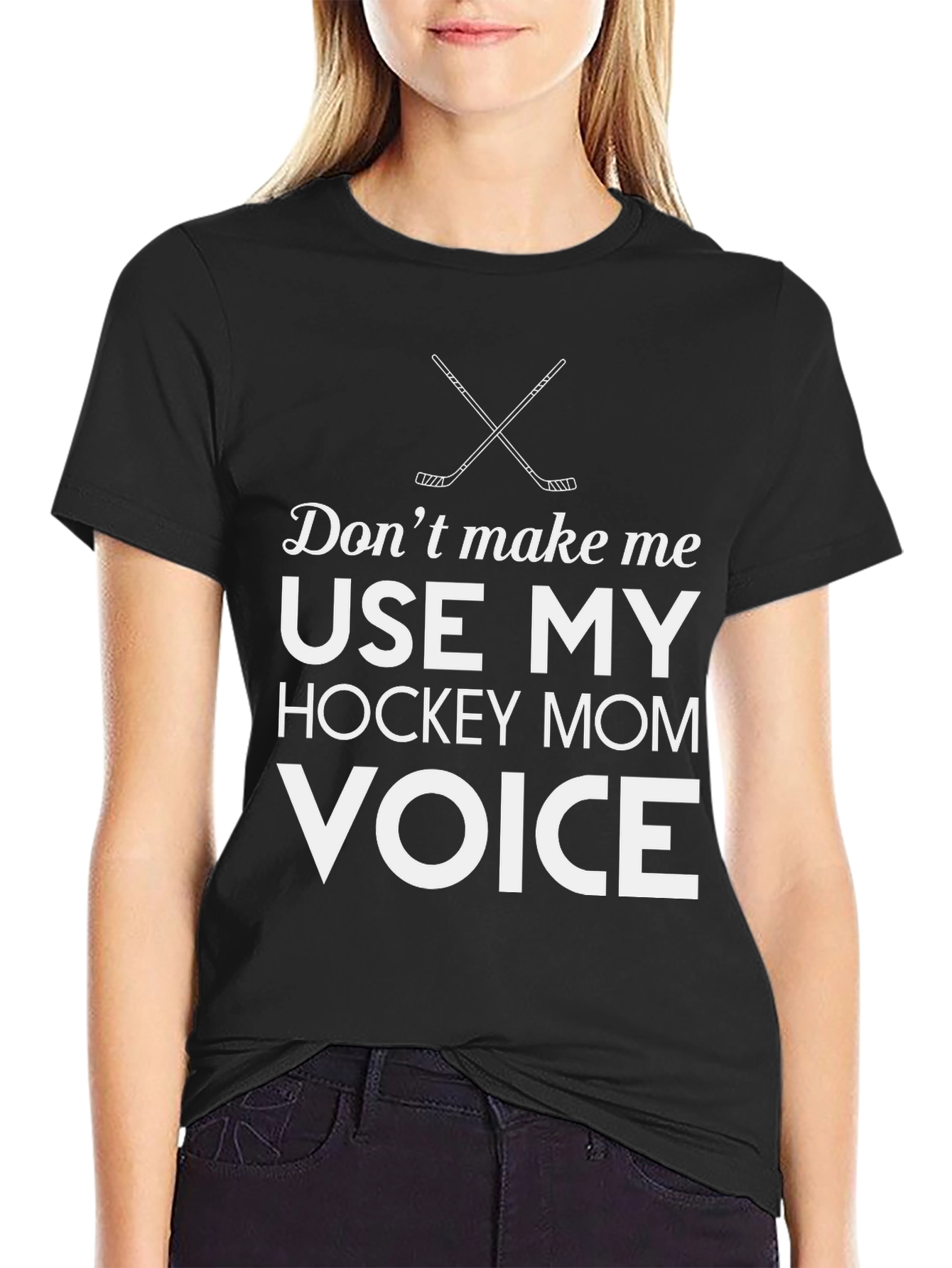 Hockey Mom Voice T-Shirt