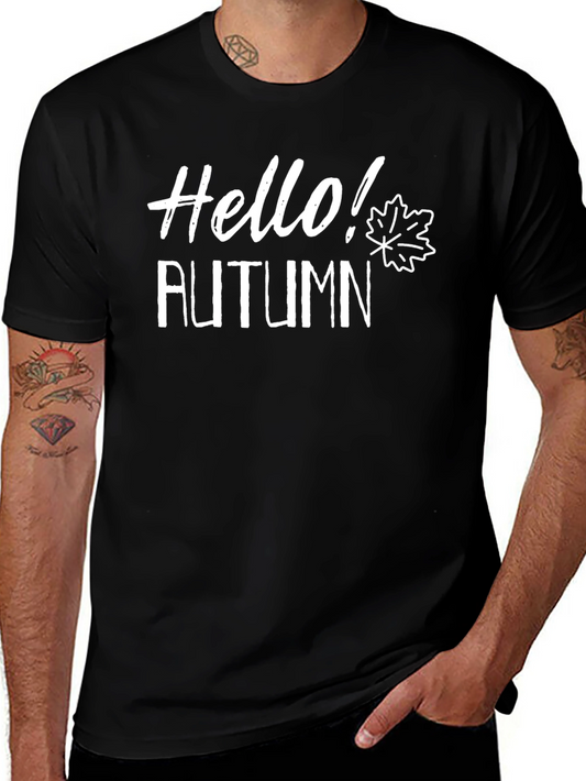 Hello Autumn T-Shirt - Fall Season Tee