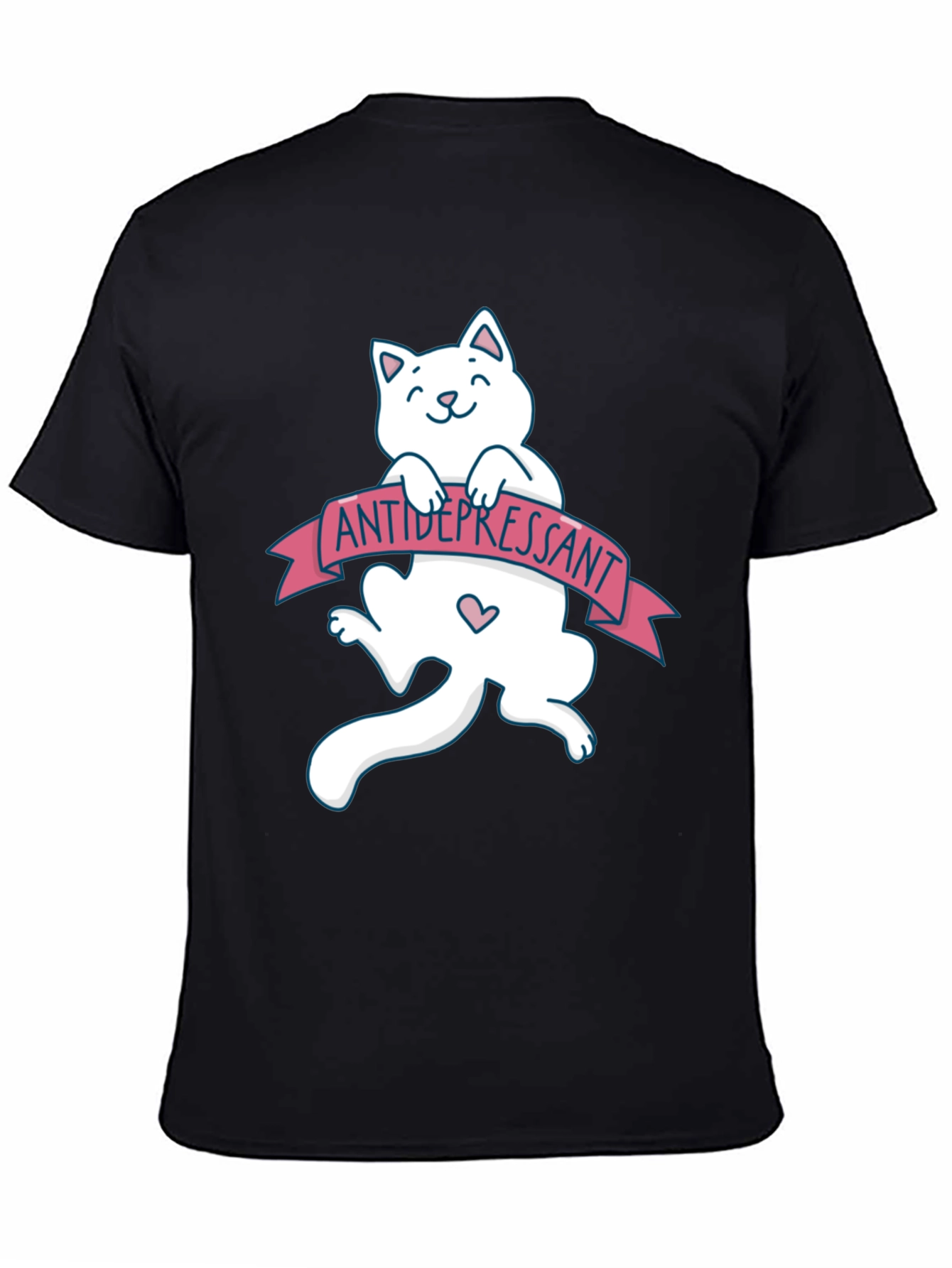 Antidepressant Cat T-Shirt - Funny Graphic Tee