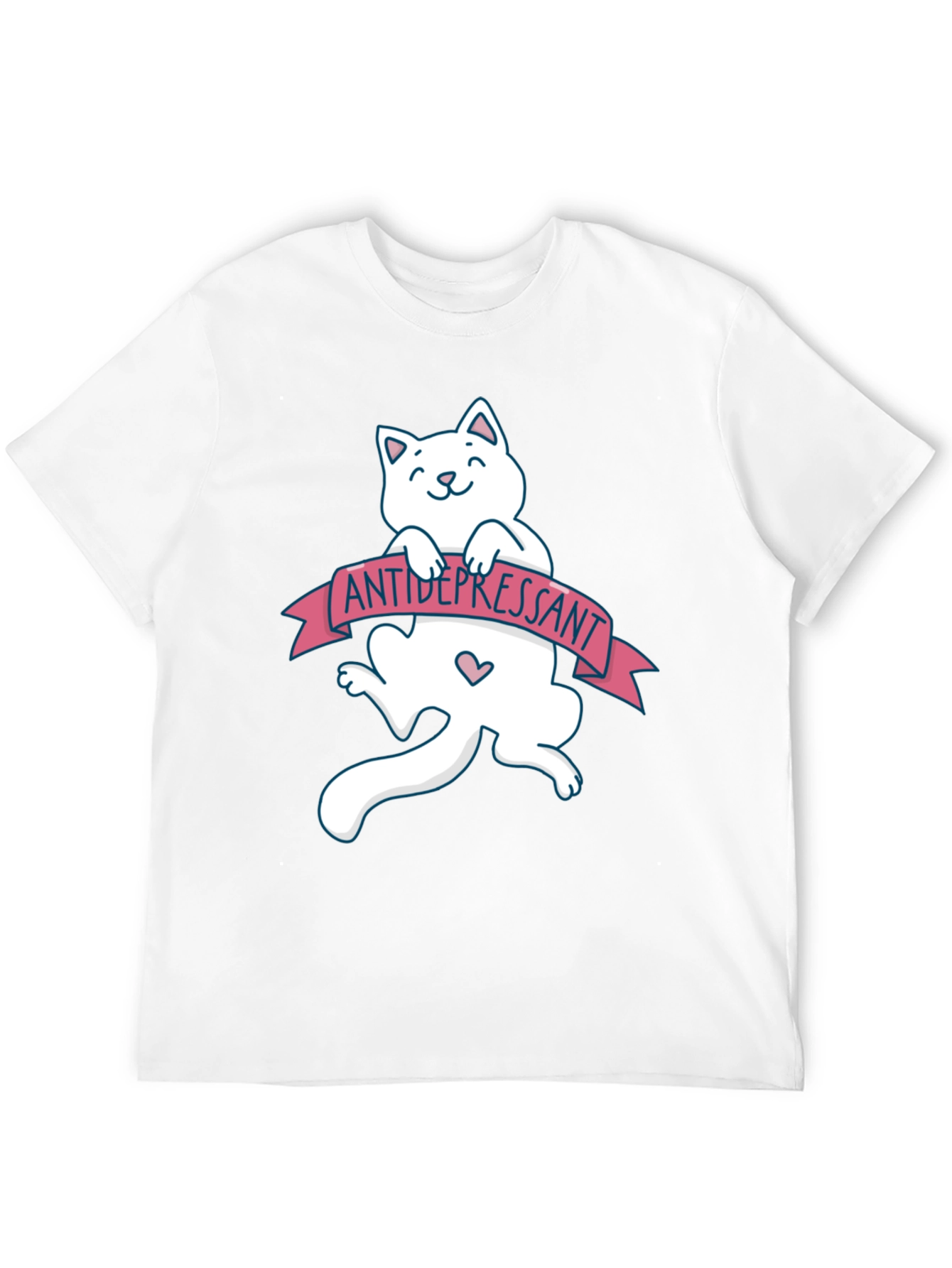 Antidepressant Cat T-Shirt - Funny Graphic Tee