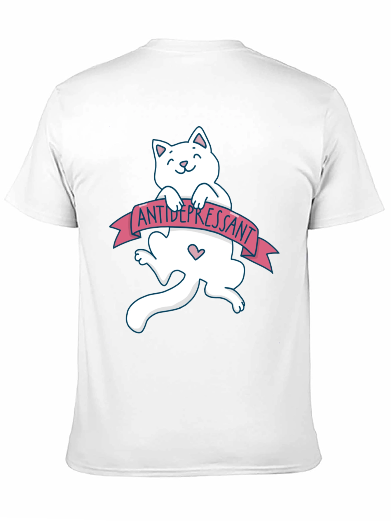 Antidepressant Cat T-Shirt - Funny Graphic Tee