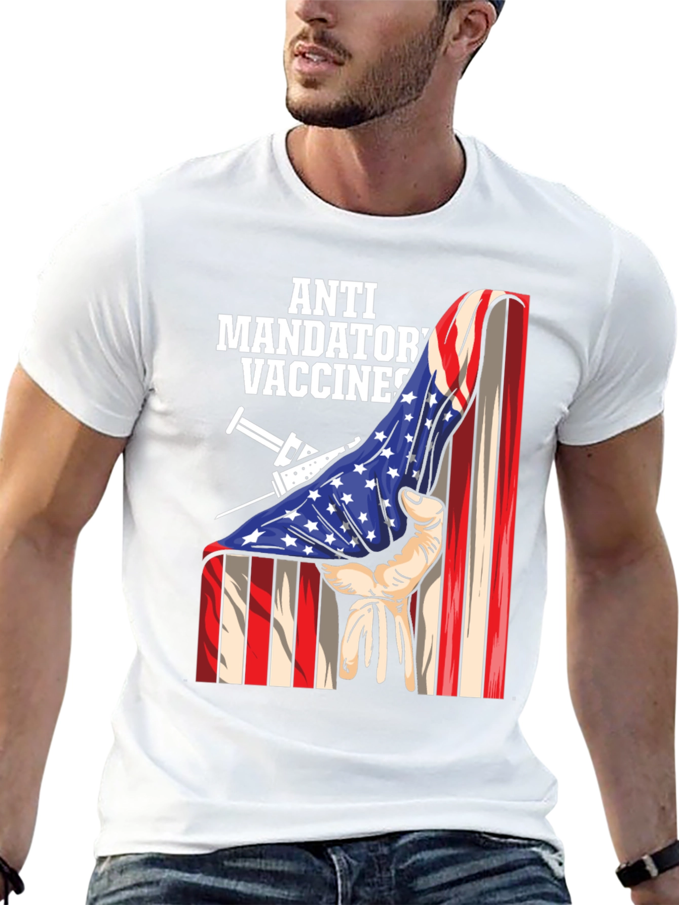 Anti Mandatory Vaccines T-Shirt - Patriotic