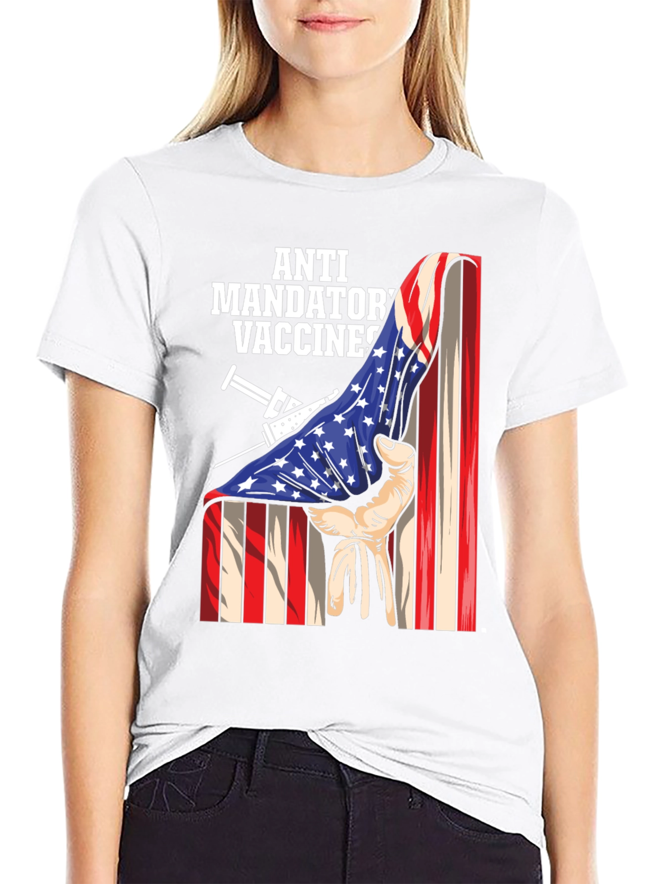 Anti Mandatory Vaccines T-Shirt - Patriotic