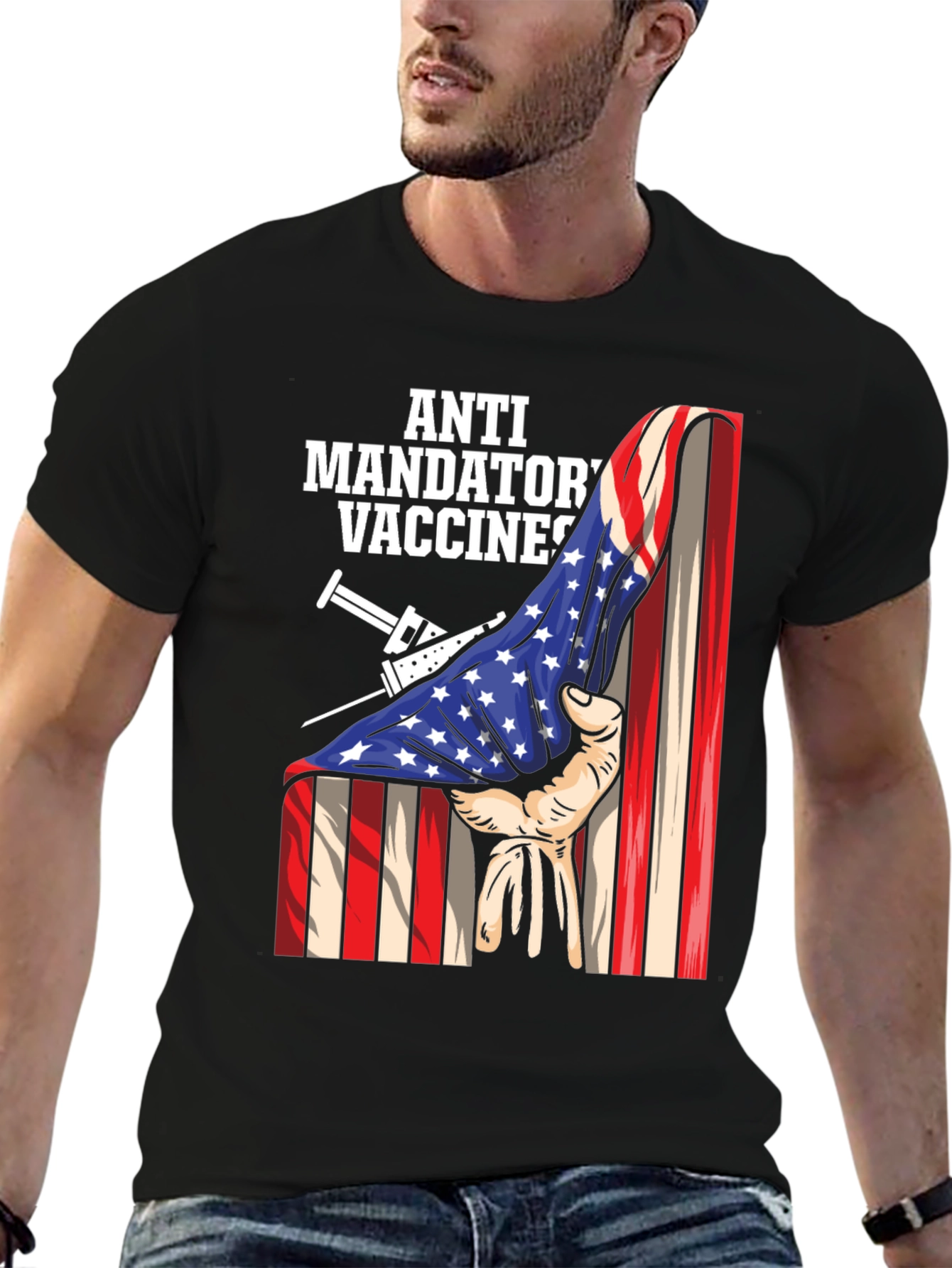 Anti Mandatory Vaccines T-Shirt - Patriotic