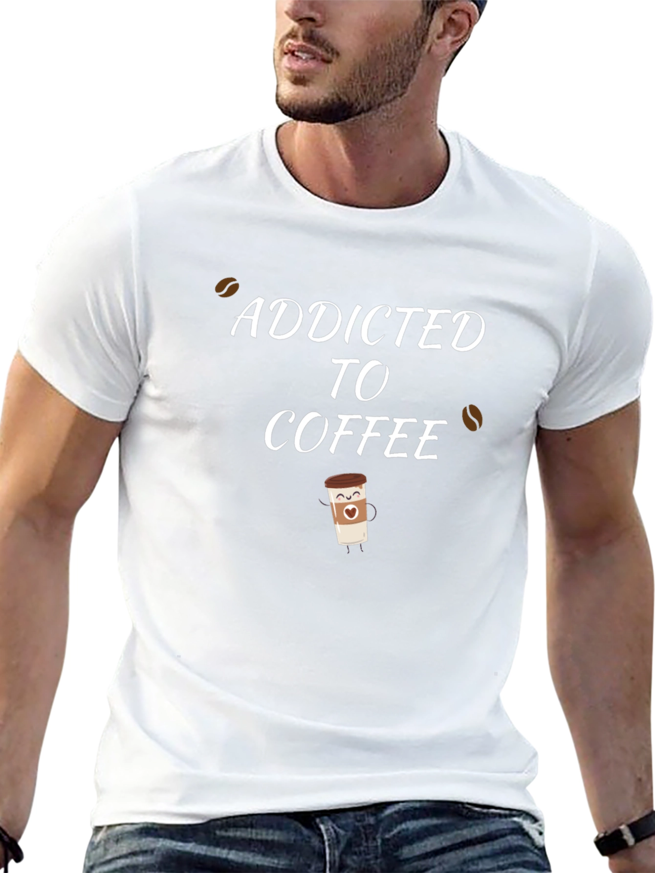 Addicted To Coffee Graphic Tee