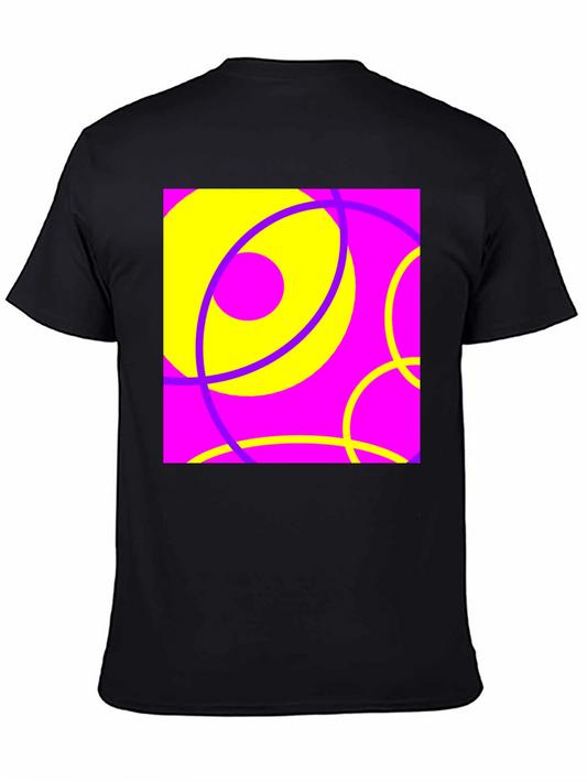 Abstract Circles Graphic Tee - Bold & Funky Design