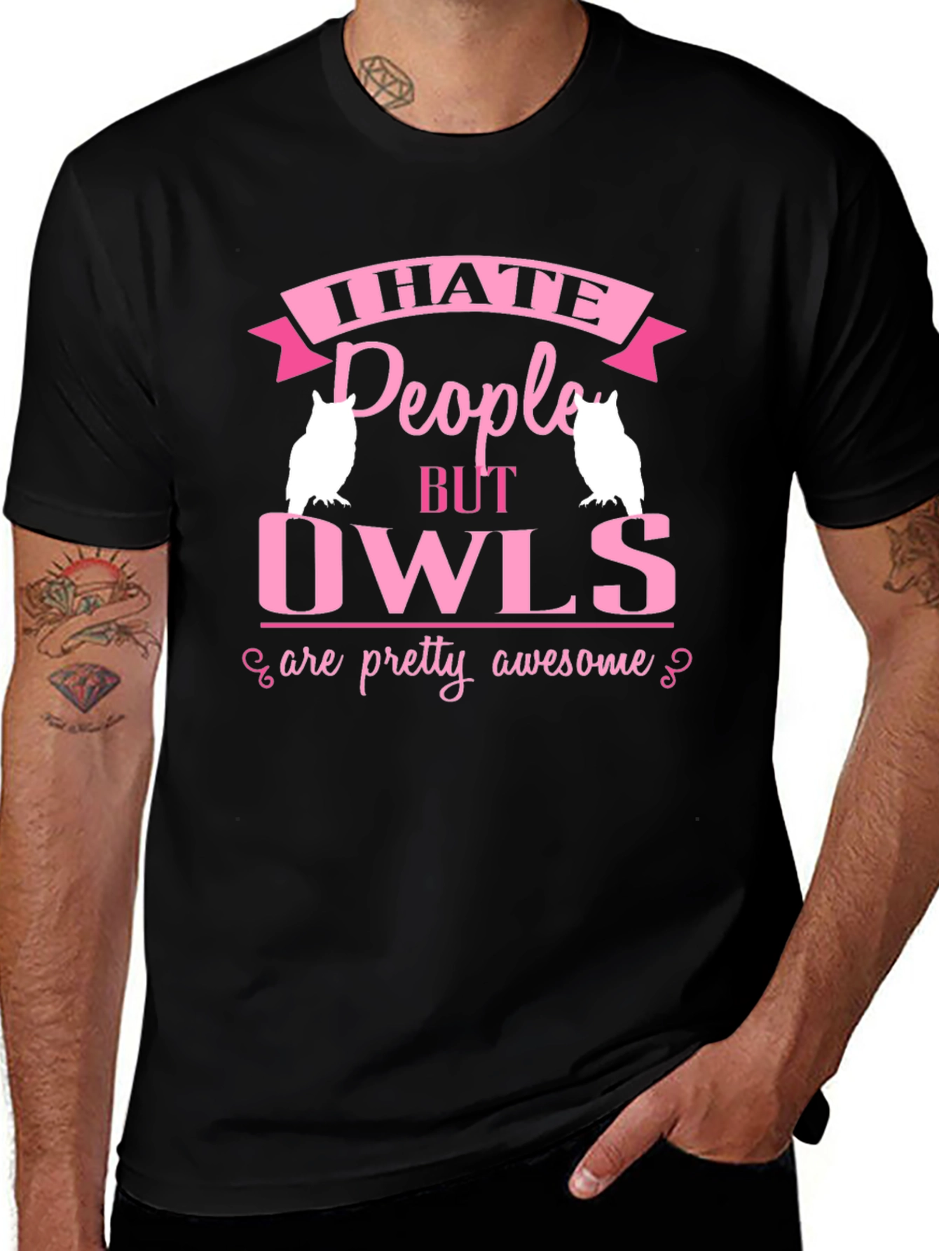 I Hate People But Owls T-Shirt