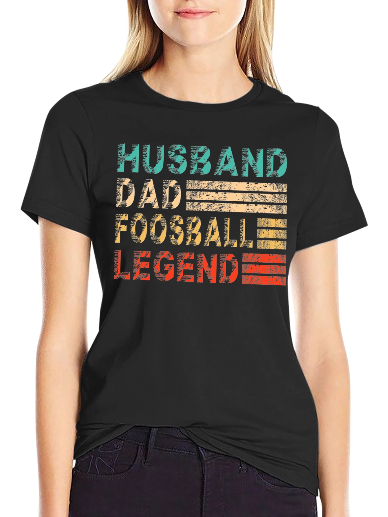 Husband Dad Foosball Legend Graphic T-Shirt
