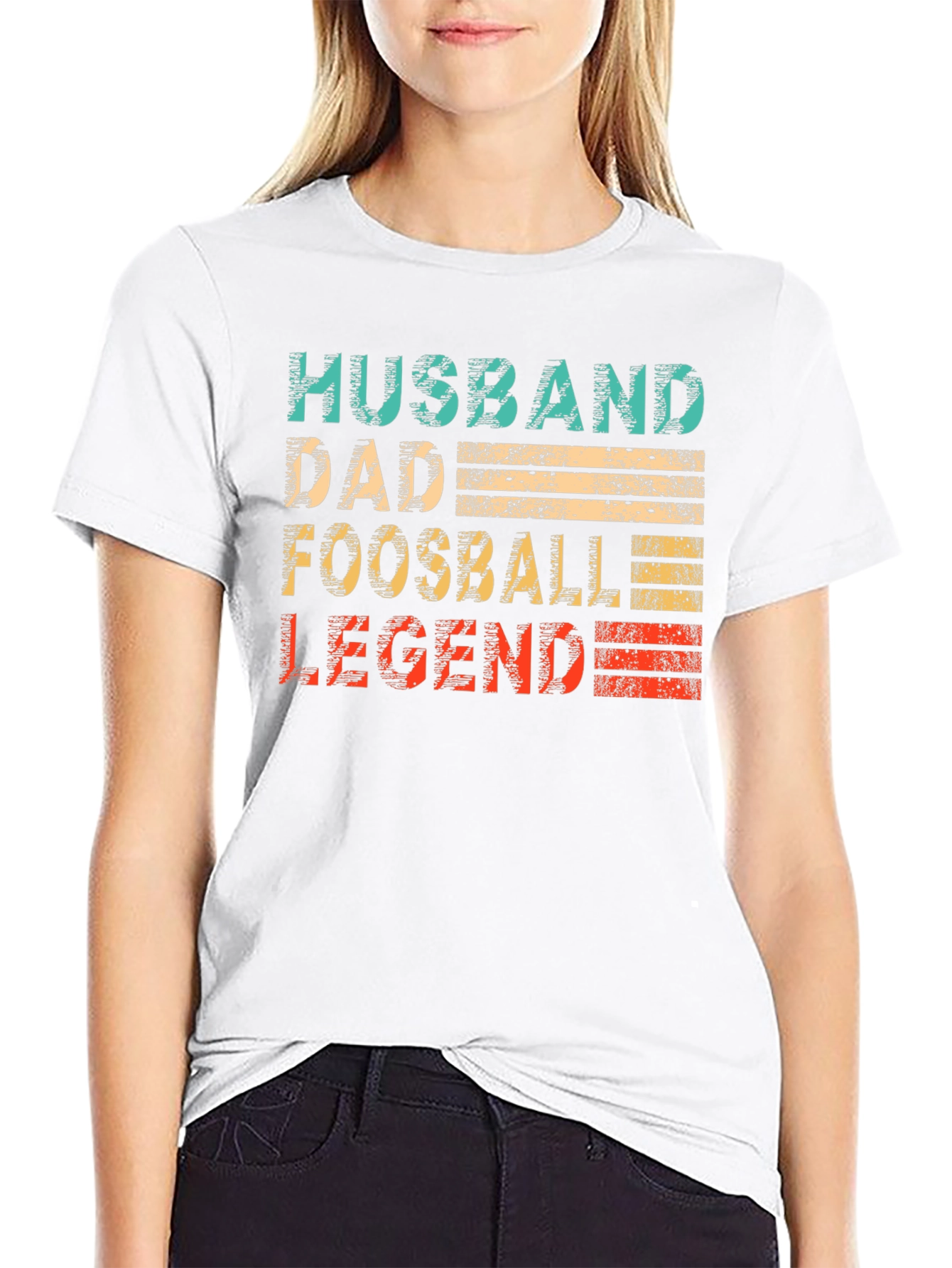 Husband Dad Foosball Legend Graphic T-Shirt