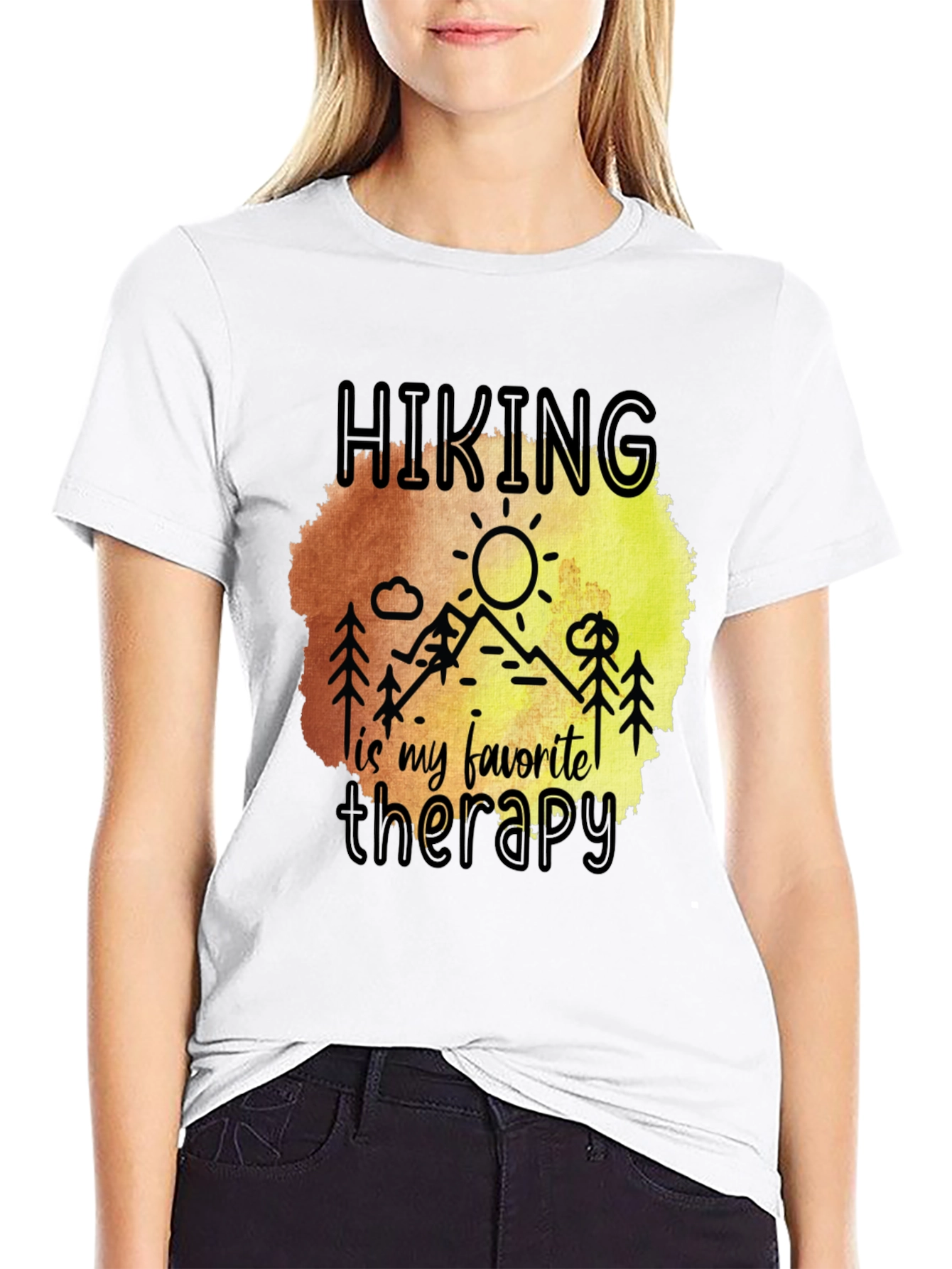 Hiking Therapy T-Shirt - Nature Lover Apparel