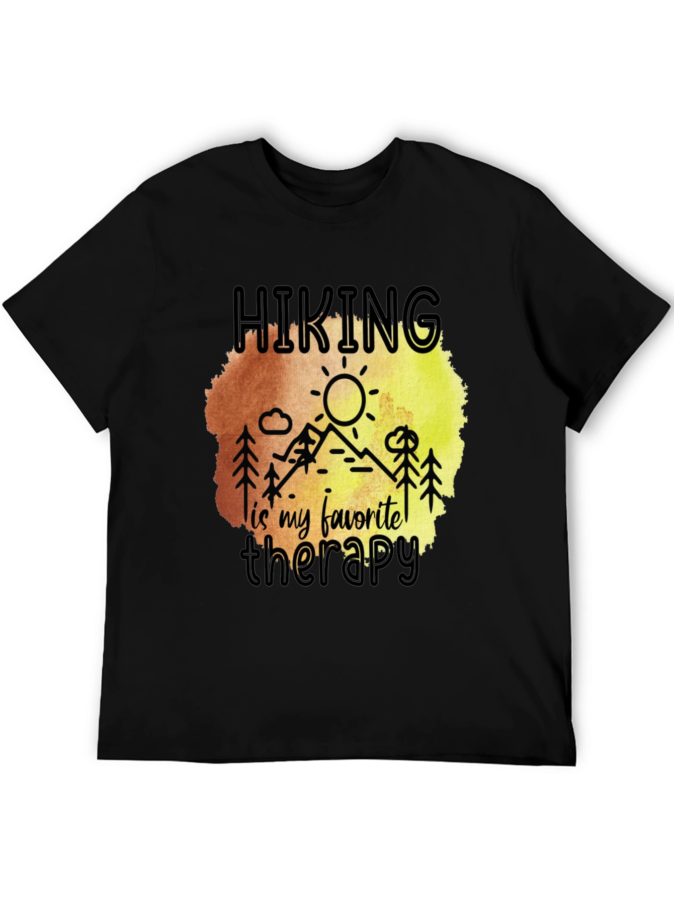 Hiking Therapy T-Shirt - Nature Lover Apparel
