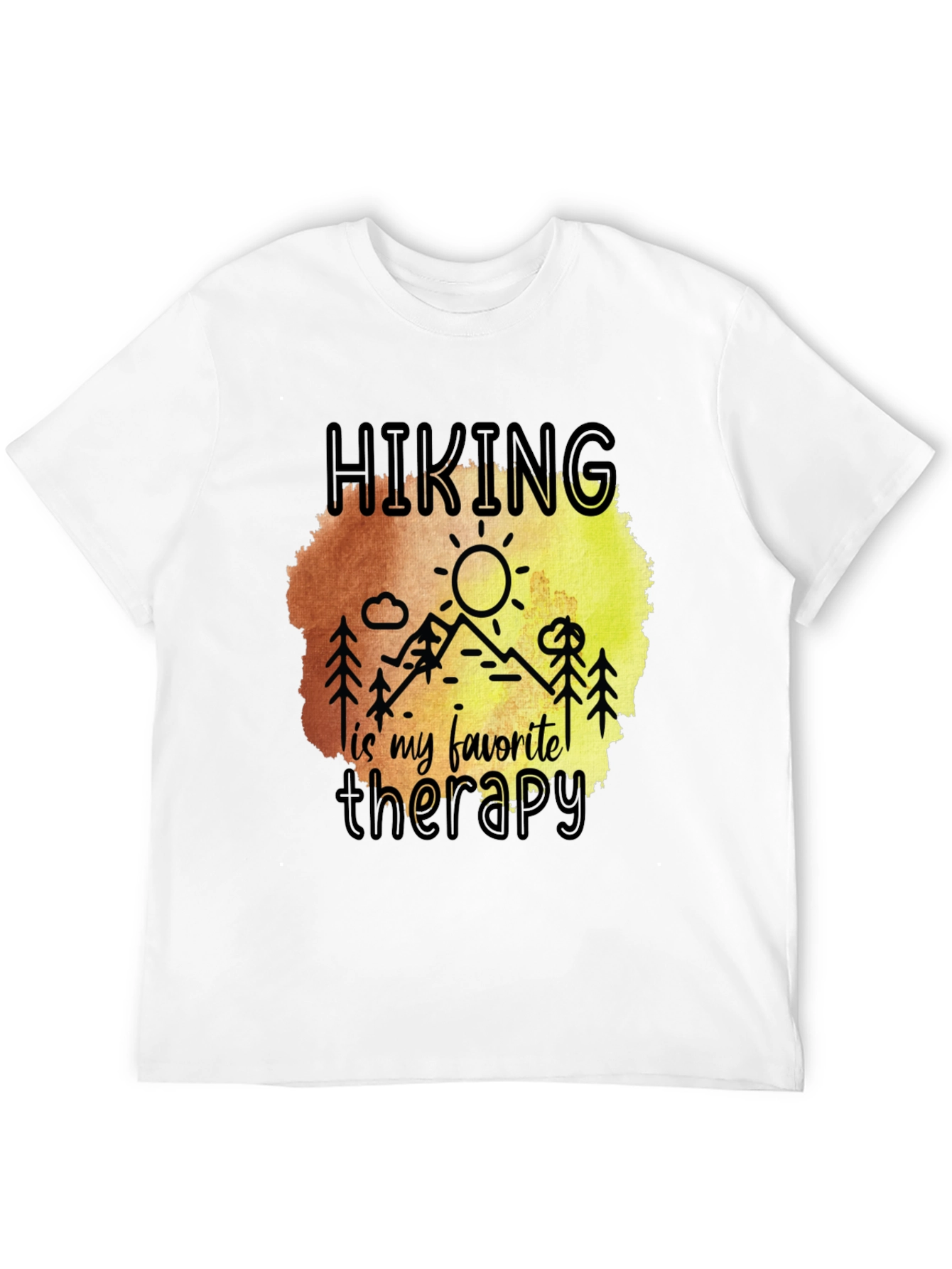 Hiking Therapy T-Shirt - Nature Lover Apparel
