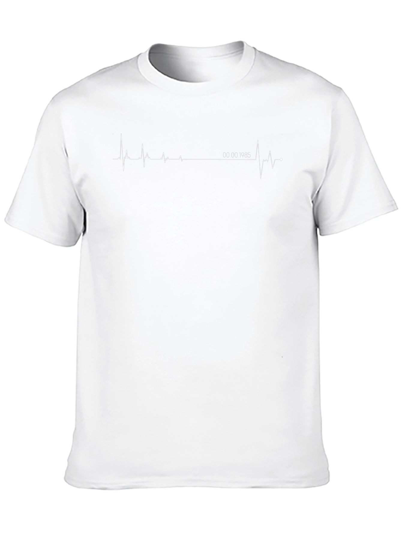 Heartbeat 1985 Graphic Tee - Soft Black Cotton T-Shirt