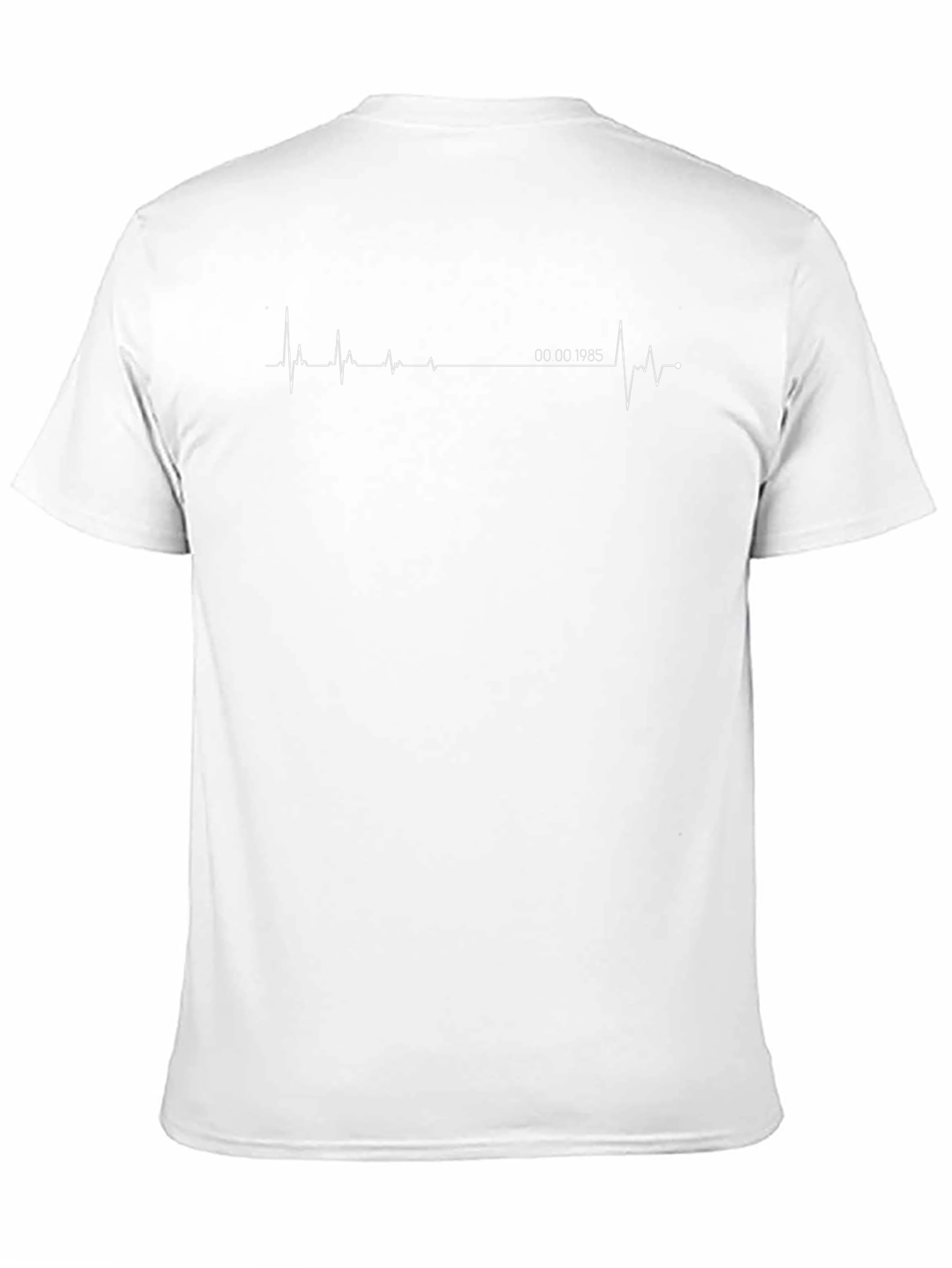 Heartbeat 1985 Graphic Tee - Soft Black Cotton T-Shirt