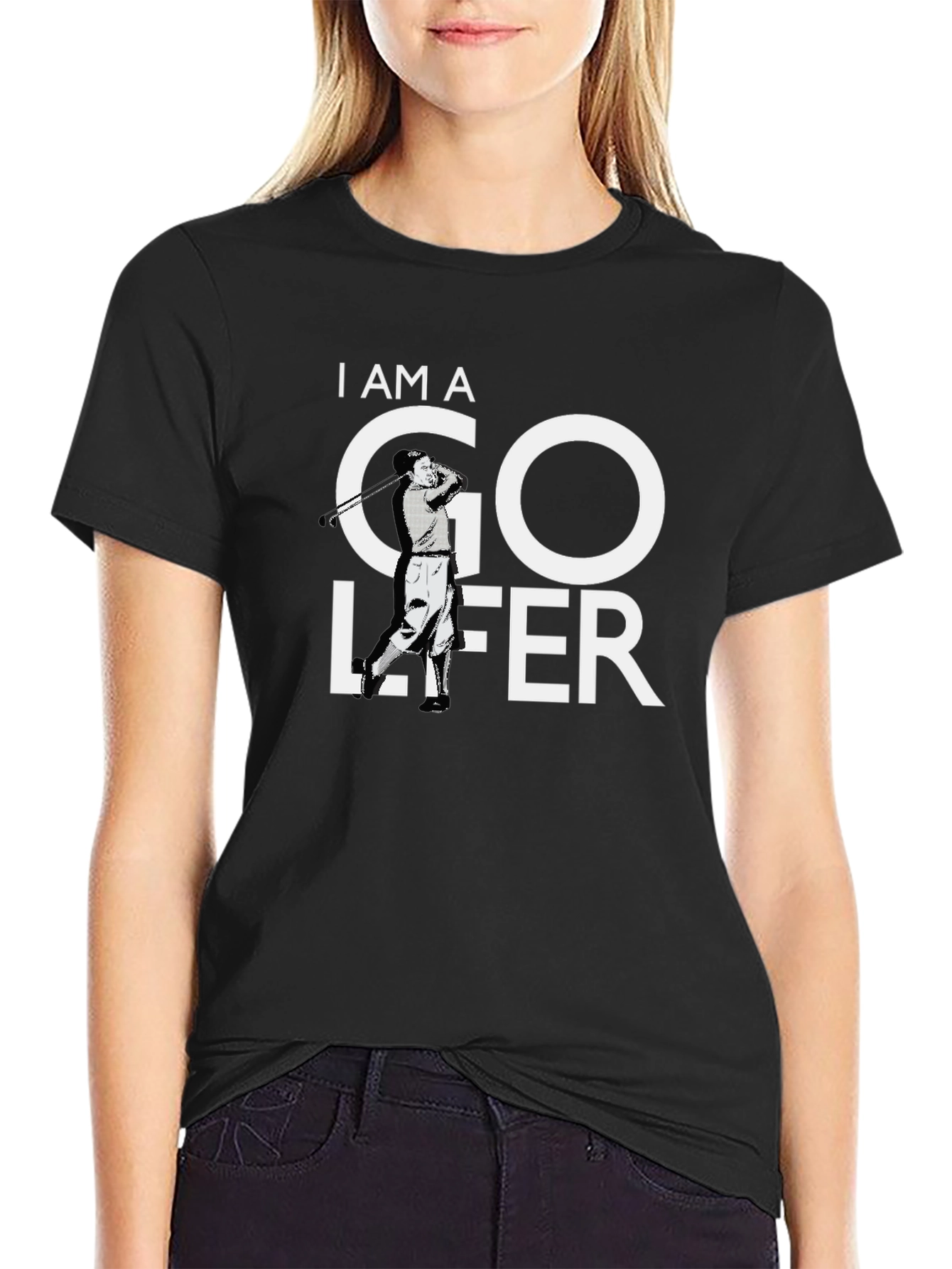 I AM A Golfer T-Shirt Golfing Tee