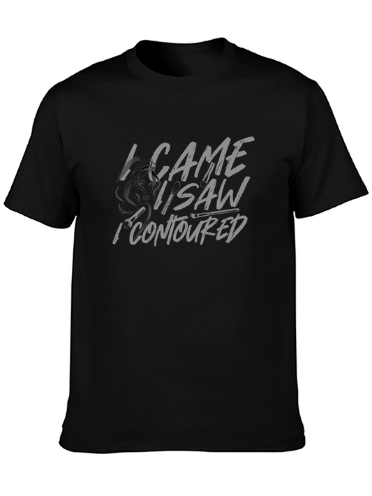 I Came I Saw I Contoured - Black T-Shirt