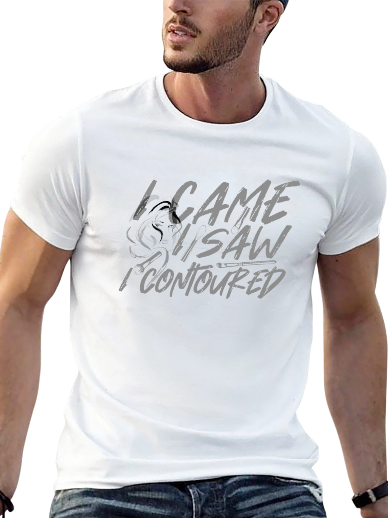 I Came I Saw I Contoured - Black T-Shirt