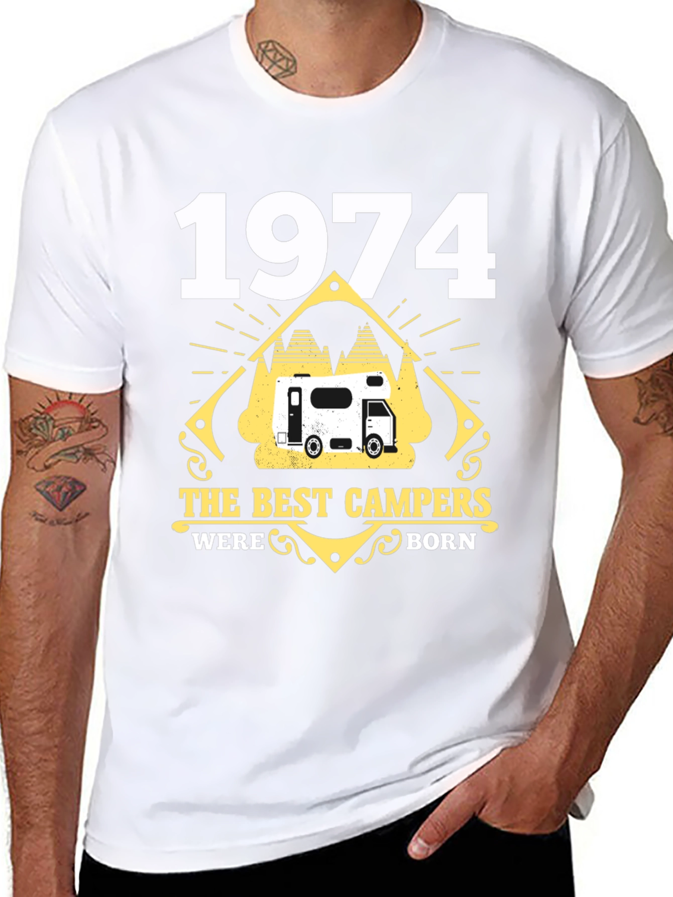 1974 Best Campers Born T-Shirt