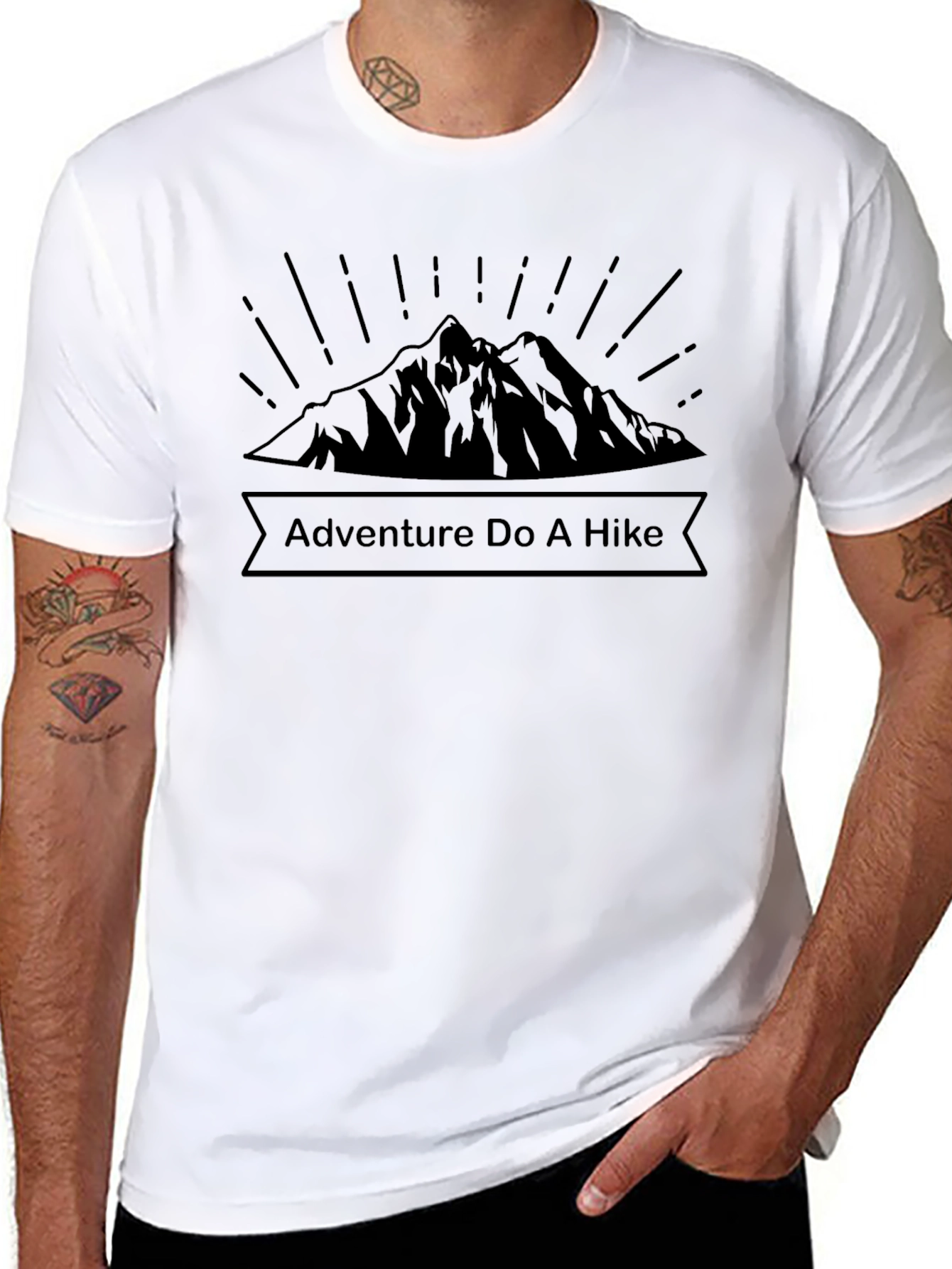 Adventure Awaits T-Shirt - Hike Design