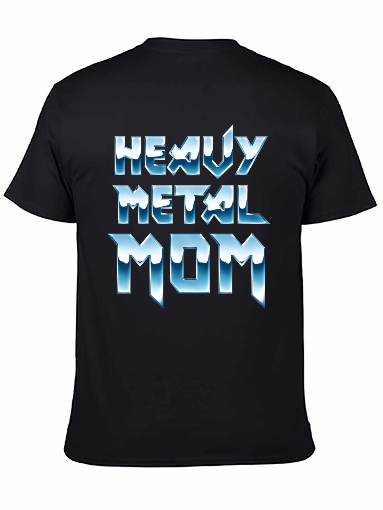 Heavy Metal Mom Graphic Tee - Cool Black T-Shirt