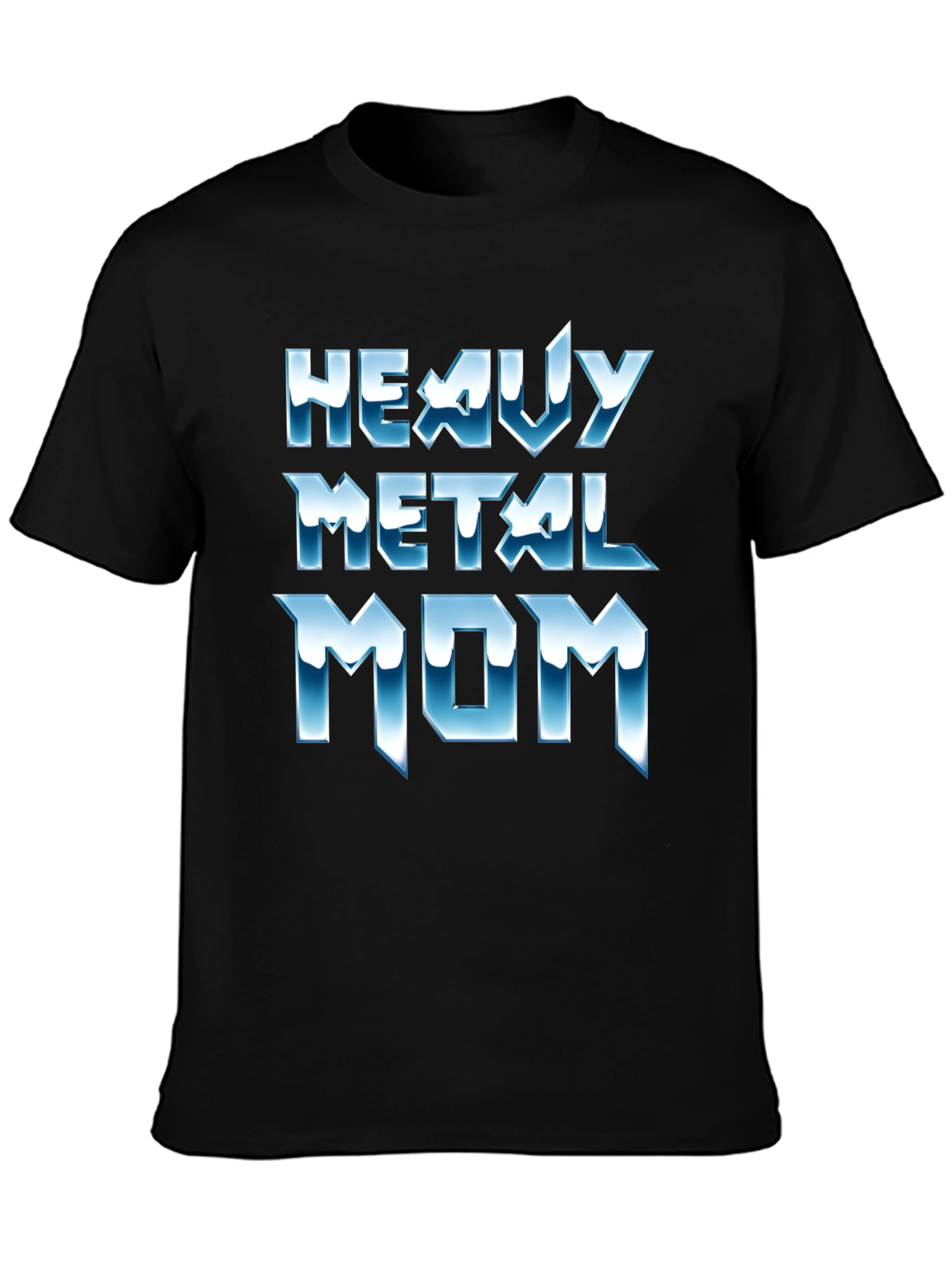 Heavy Metal Mom Graphic Tee - Cool Black T-Shirt