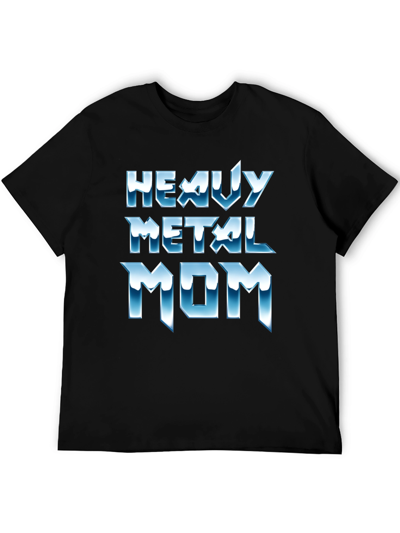 Heavy Metal Mom Graphic Tee - Cool Black T-Shirt