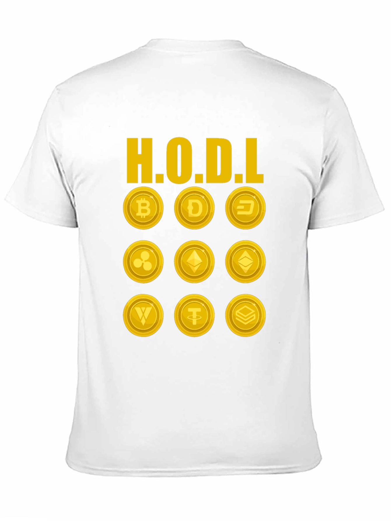 HODL Cryptocurrency T-Shirt - Bitcoin Dogecoin Ethereum