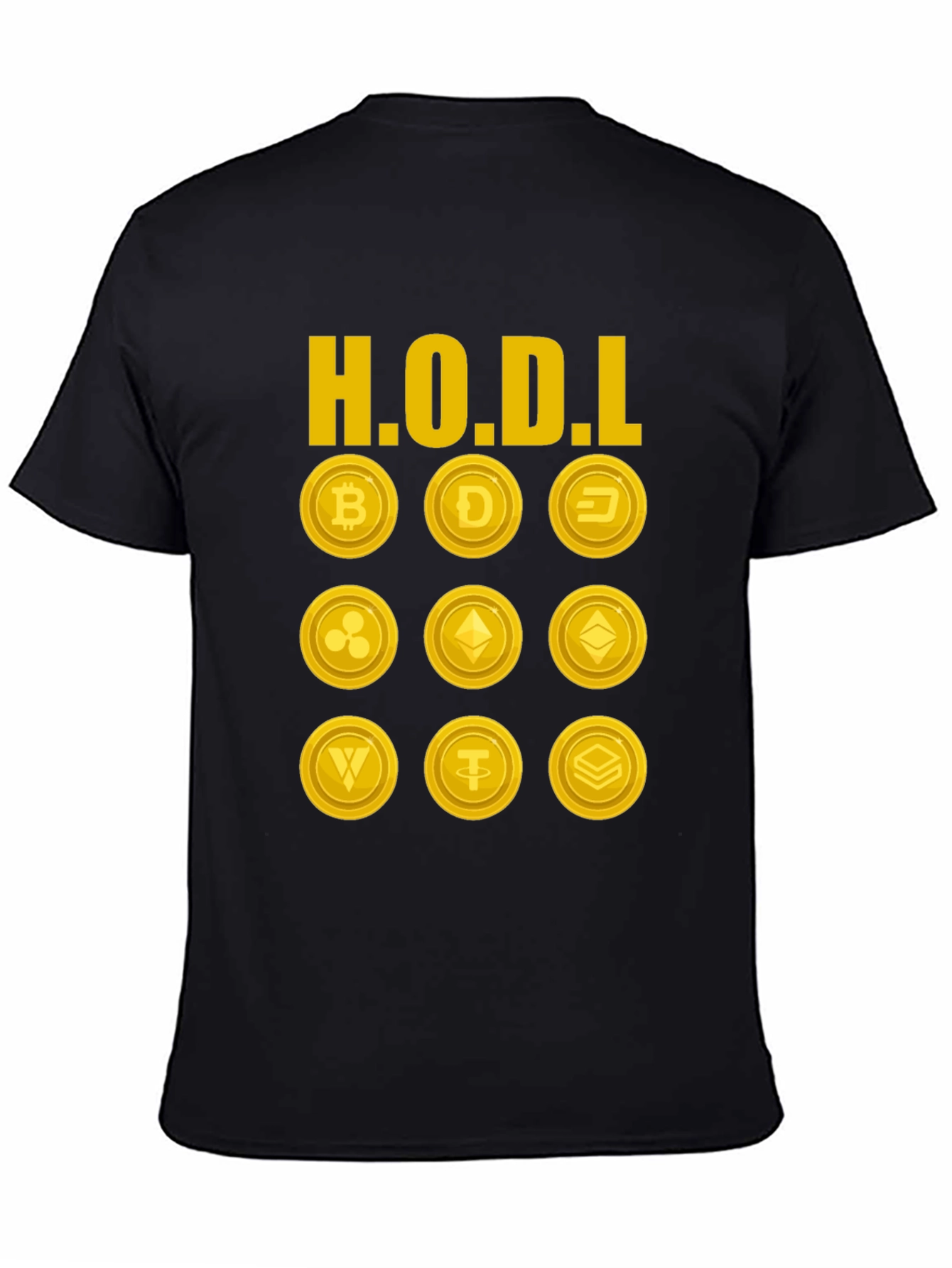 HODL Cryptocurrency T-Shirt - Bitcoin Dogecoin Ethereum