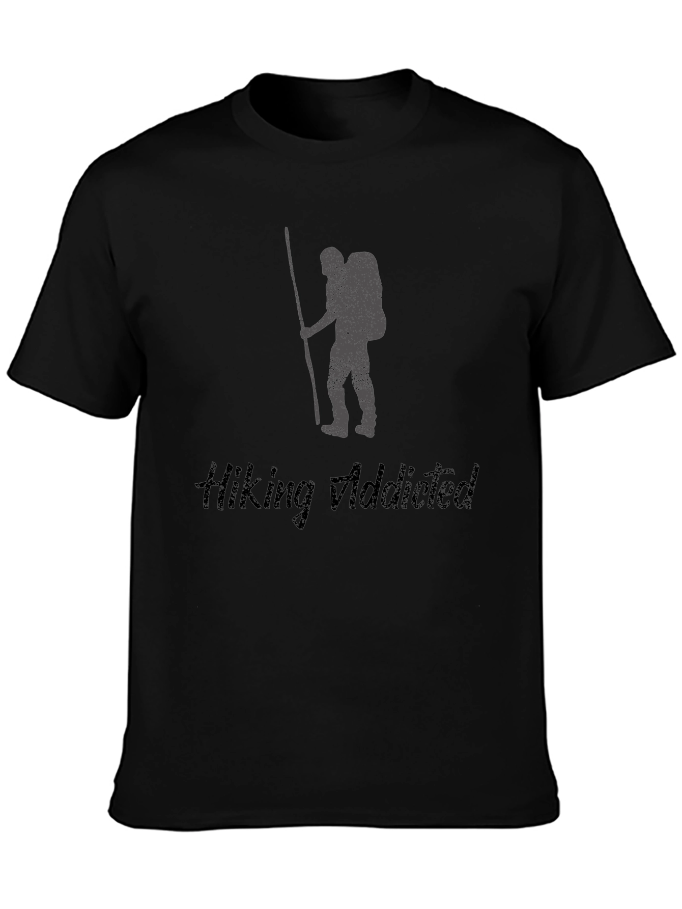 Hiking Addicted Black T-Shirt