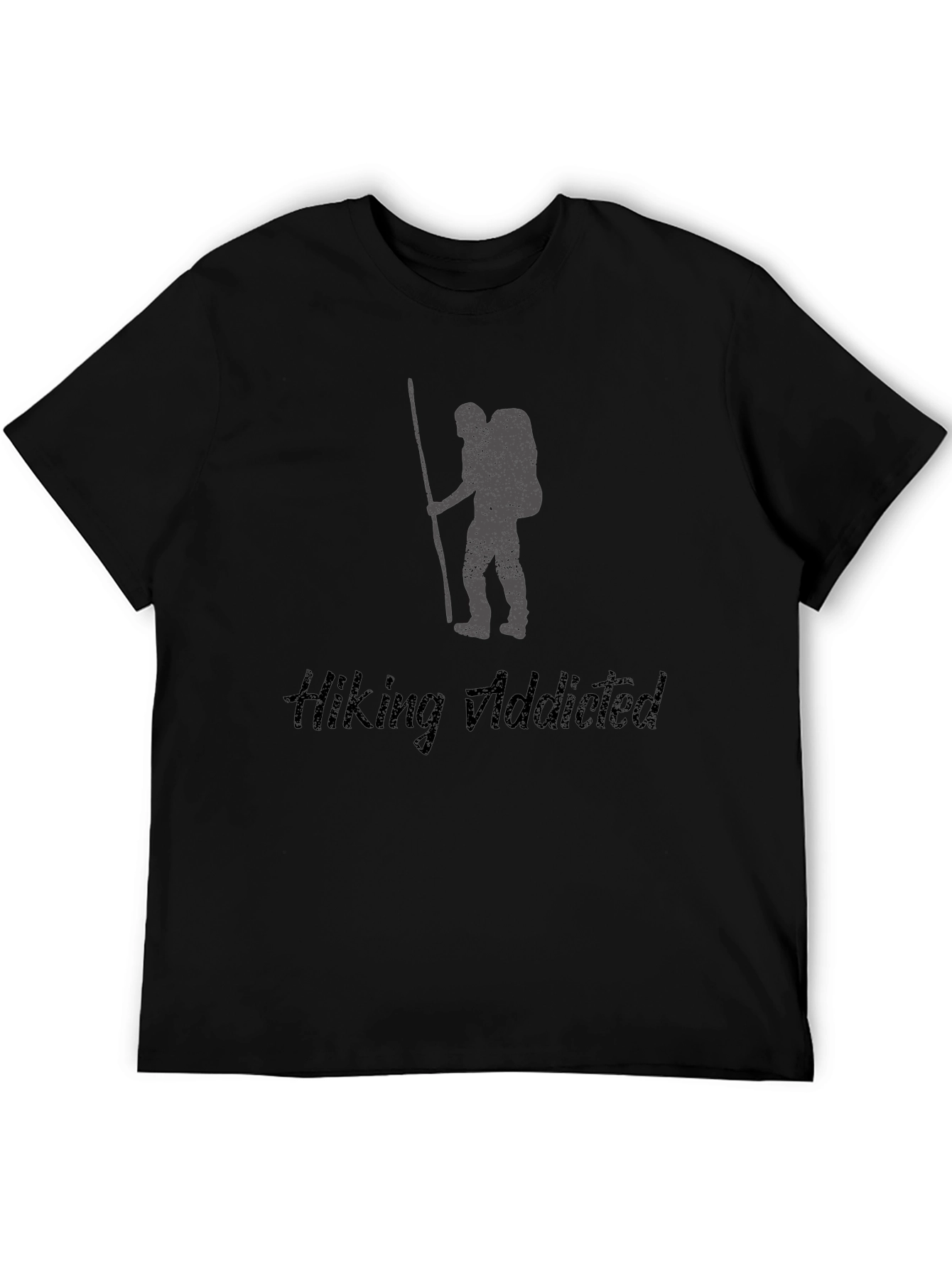 Hiking Addicted Black T-Shirt