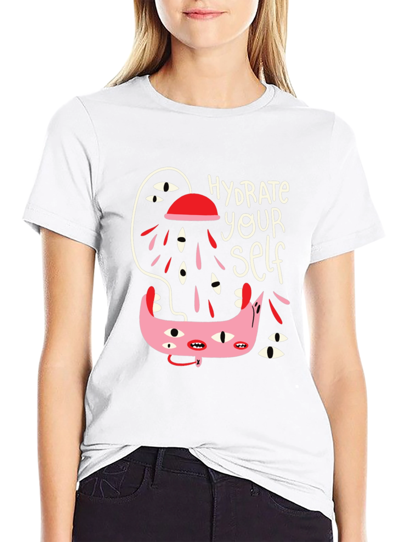 Hydrate Yourself Black Graphic Tee