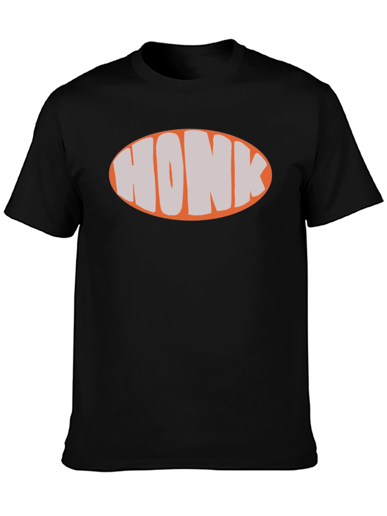 Honk Oval Graphic T-Shirt - Trendy and Casual
