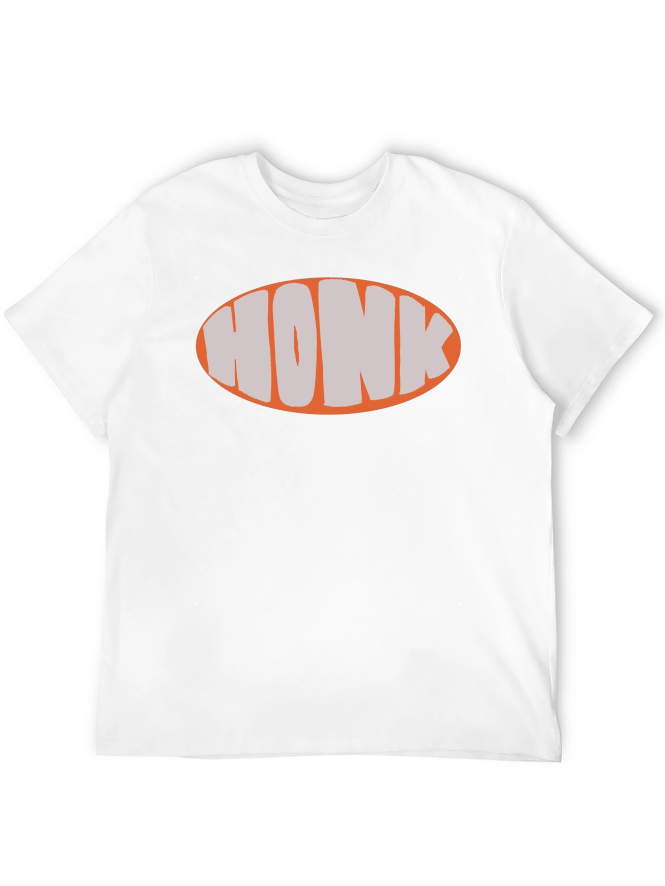 Honk Oval Graphic T-Shirt - Trendy and Casual