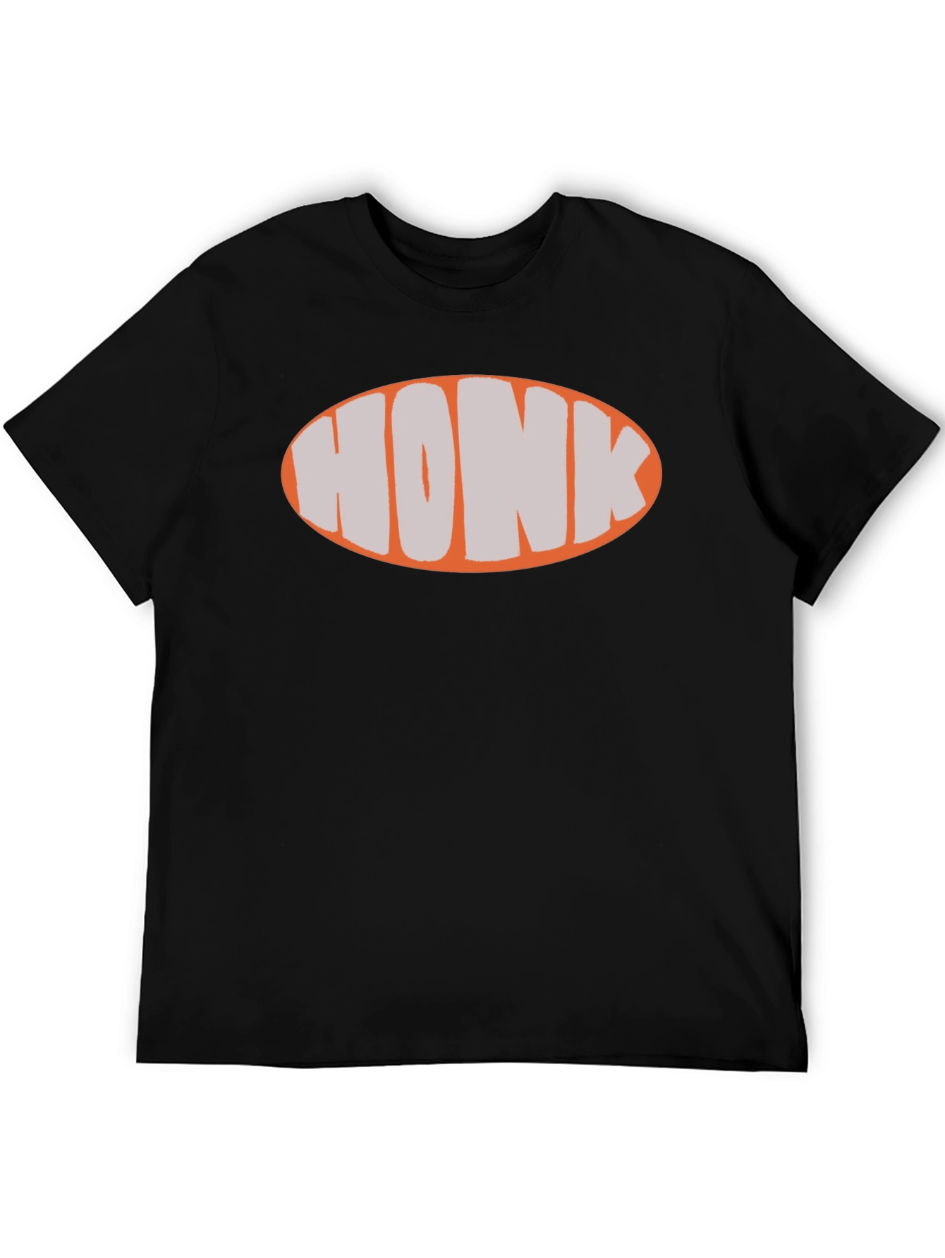 Honk Oval Graphic T-Shirt - Trendy and Casual