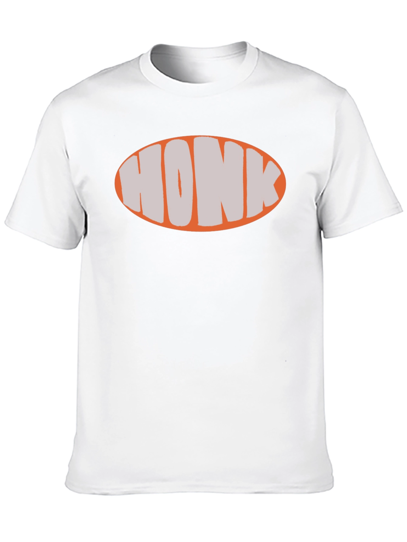 Honk Oval Graphic T-Shirt - Trendy and Casual