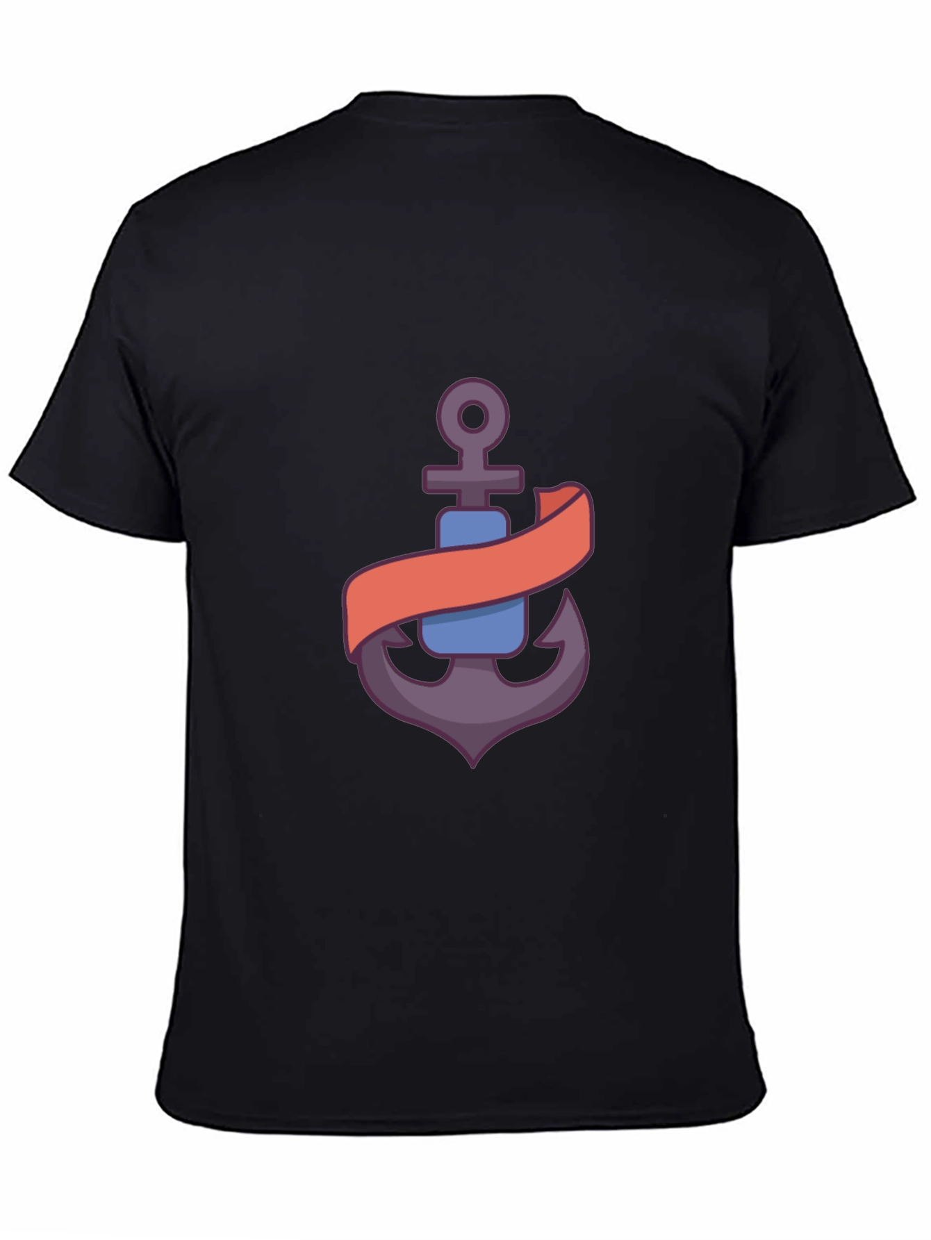 Anchor Graphic Black T-Shirt