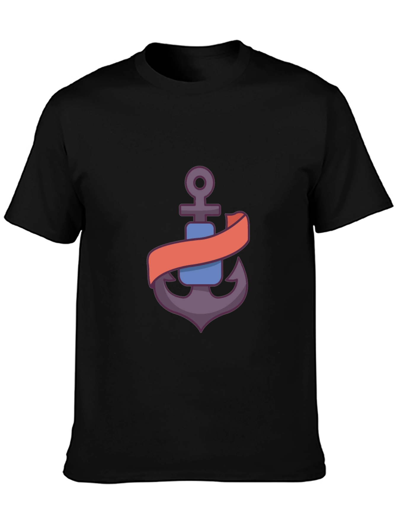 Anchor Graphic Black T-Shirt