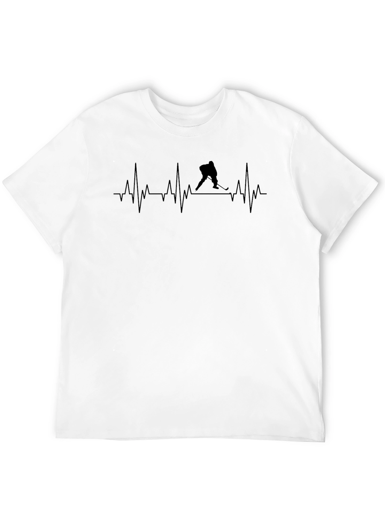 Hockey Heartbeat T-Shirt - Unique Hockey Lover Gift