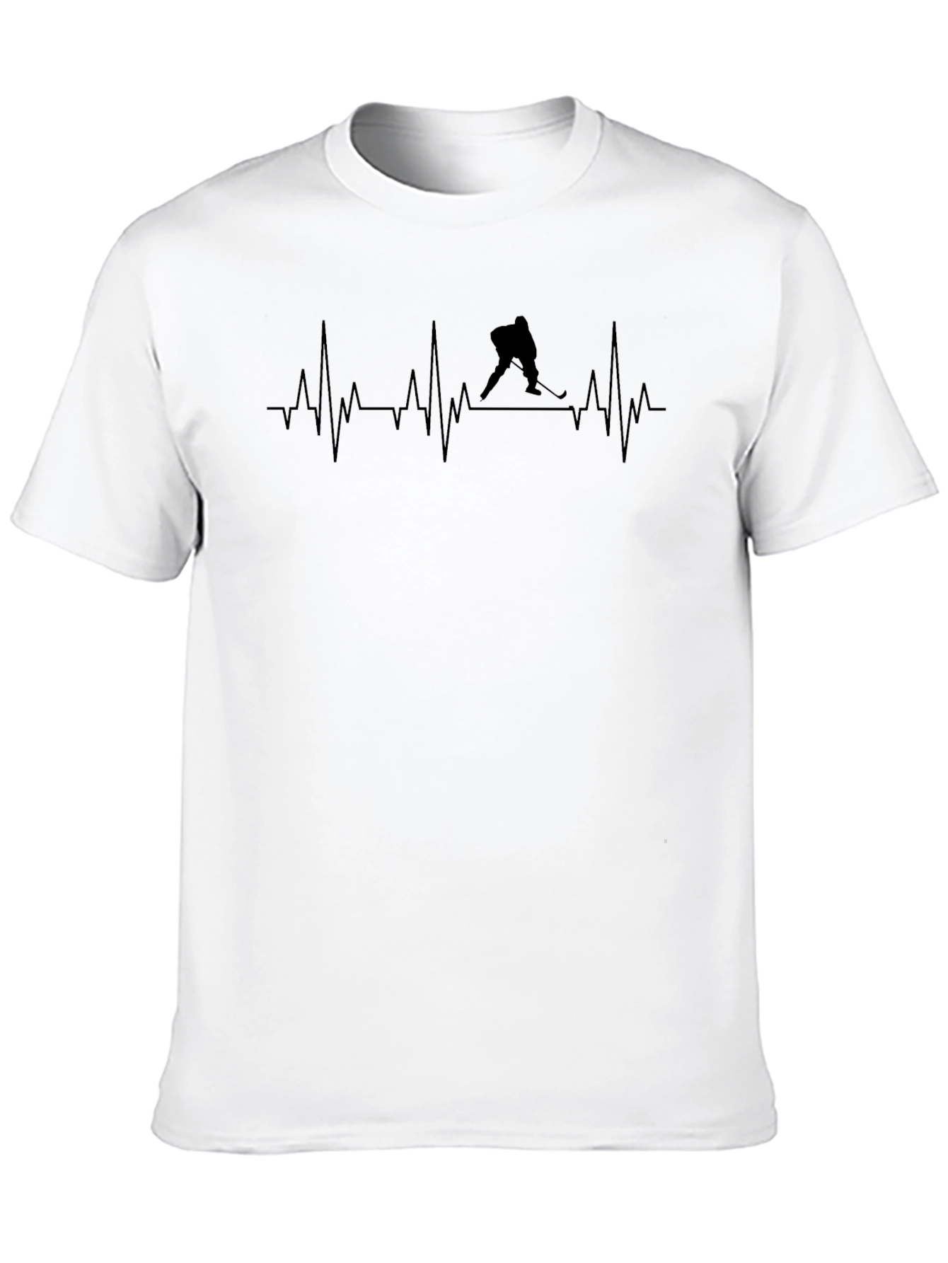 Hockey Heartbeat T-Shirt - Unique Hockey Lover Gift
