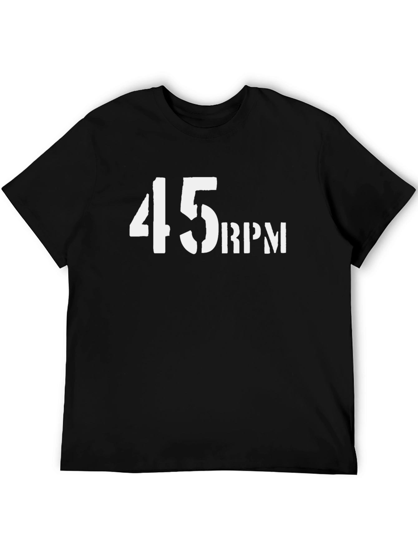 45 RPM Graphic T-Shirt - Retro Music Fan Tee