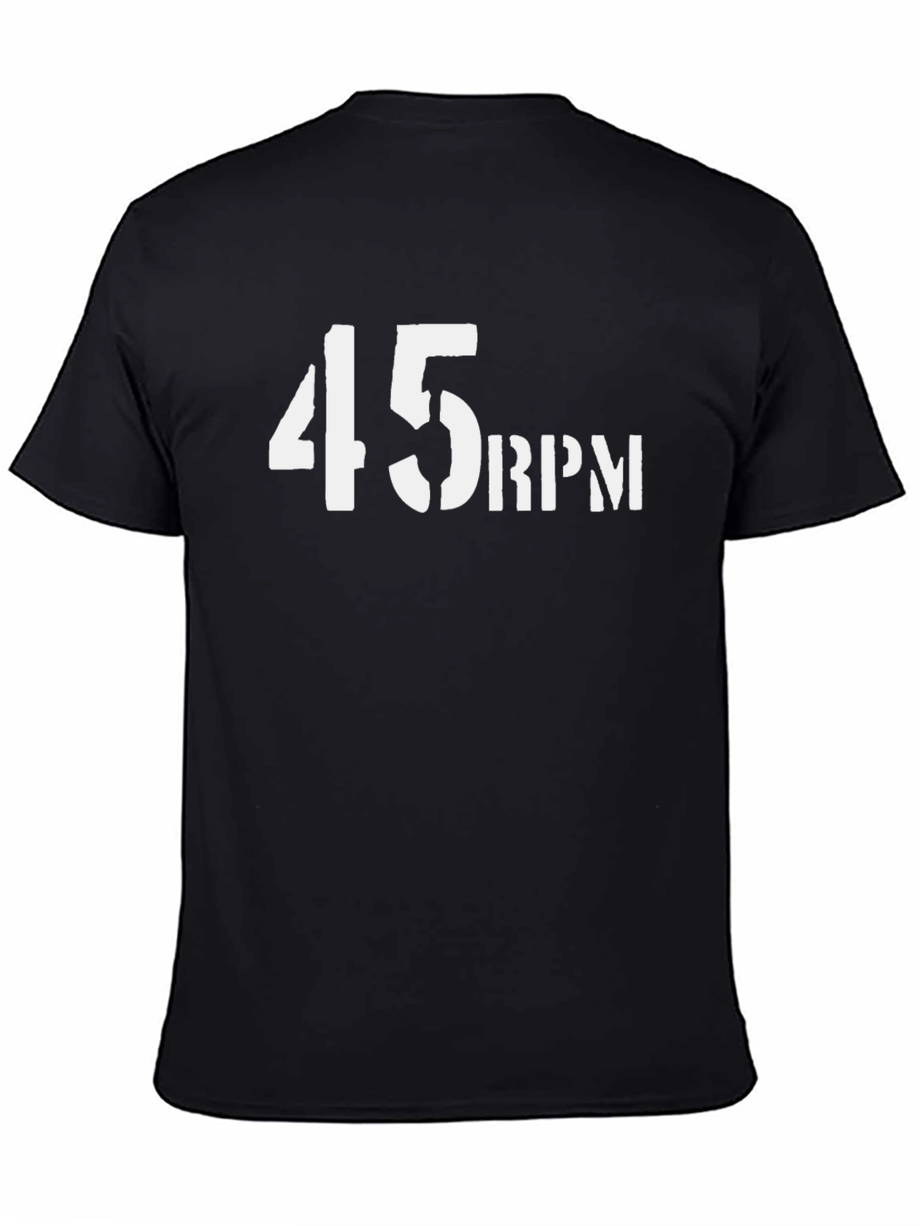 45 RPM Graphic T-Shirt - Retro Music Fan Tee